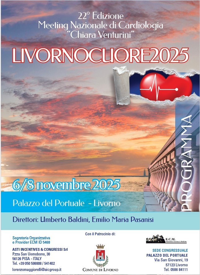Clicca per accedere all'articolo LIVORNOCUORE 2025 - Livorno, 6-8 novembre 2025