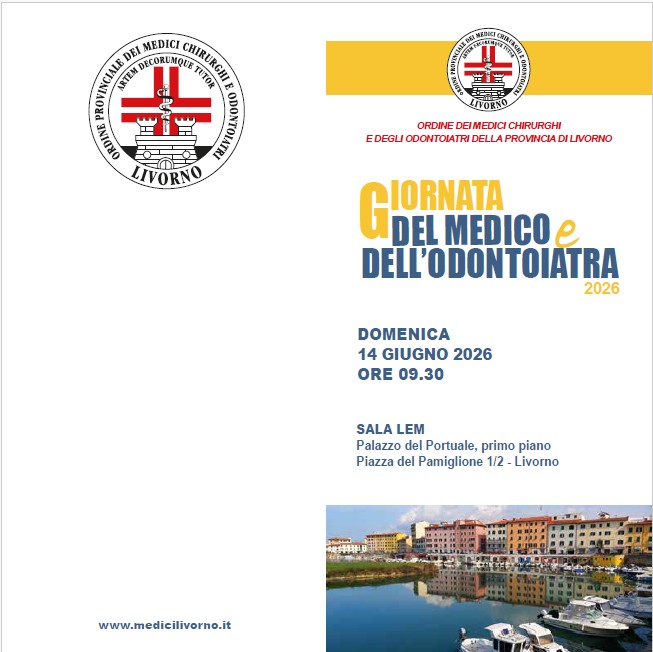 Clicca per accedere all'articolo CONVOCAZIONE ASSEMBLEA GENERALE ORDINARIA 2026 e CELEBRAZIONE “GIORNATA DEL MEDICO E DELL’ODONTOIATRA 2026”